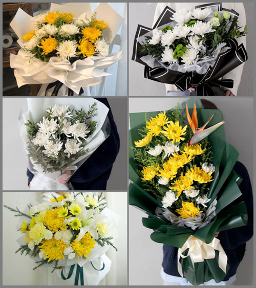 广东梅州市兴宁市宁新街道文星村白事花束代送